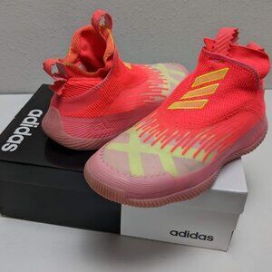 Adidas N3XT L3V3L Futurenatural Size 8 Orange Yellow 2021 Basketball Shoes